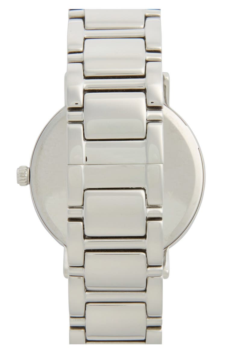 'gramercy grand' bracelet watch, 38mm, Alternate, color, SILVER