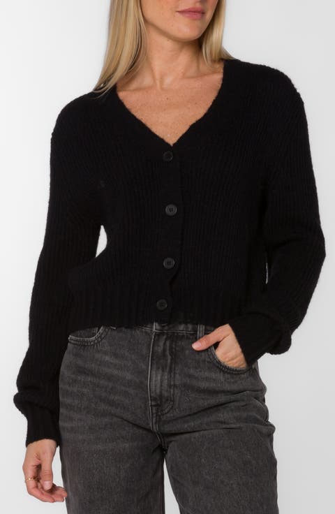 Sunshine Fuzzy Crop Cardigan