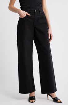 MANGO Libra Embellished Wide Leg Jeans
