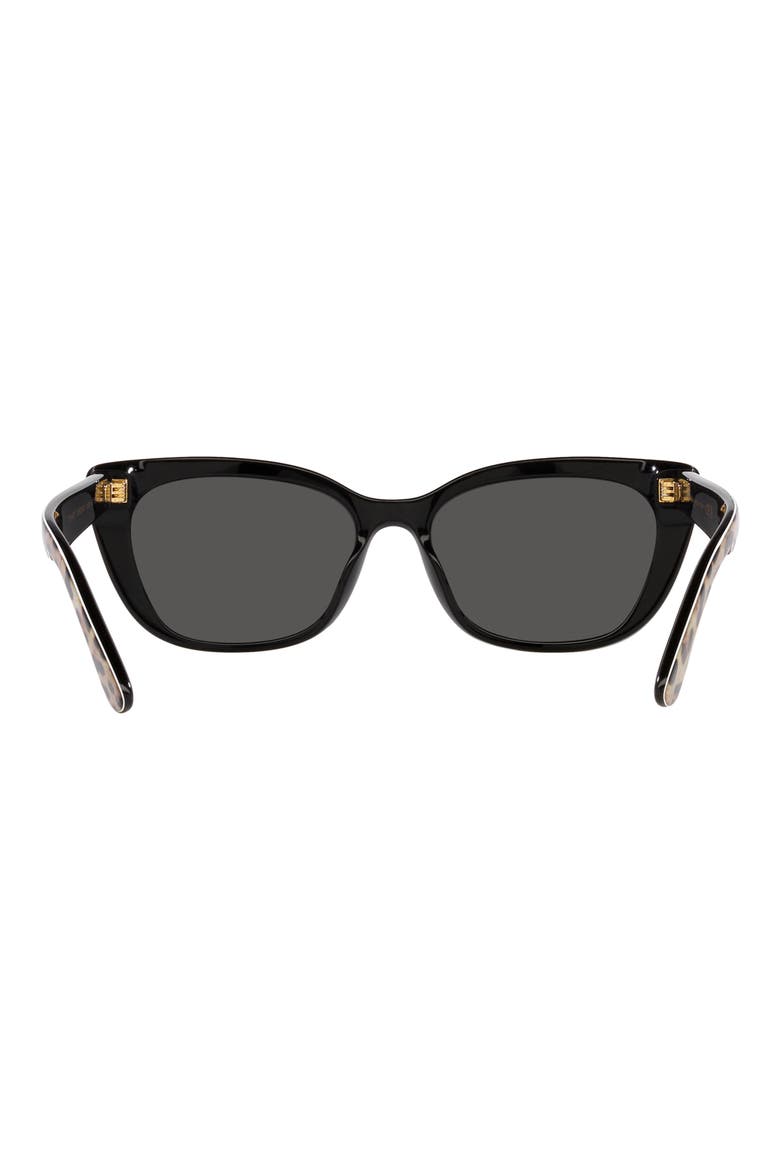 49mm Small Cat Eye Sunglasses, Alternate, color, DARK GREY