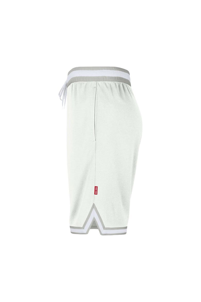 Men's Nike White Ohio State Buckeyes DNA 3.0 Performance Shorts, Alternate, color, White