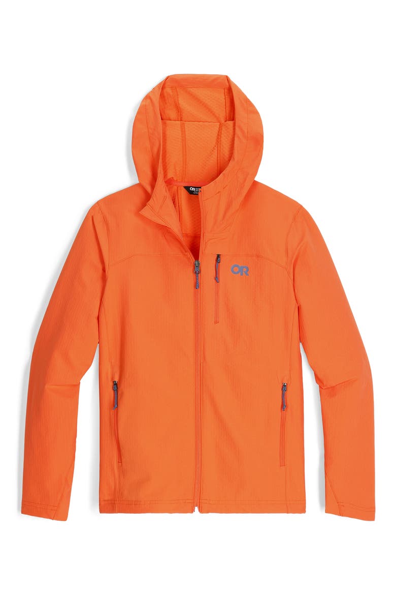 Ultima Hooded Jacket, Alternate, color, ZEST
