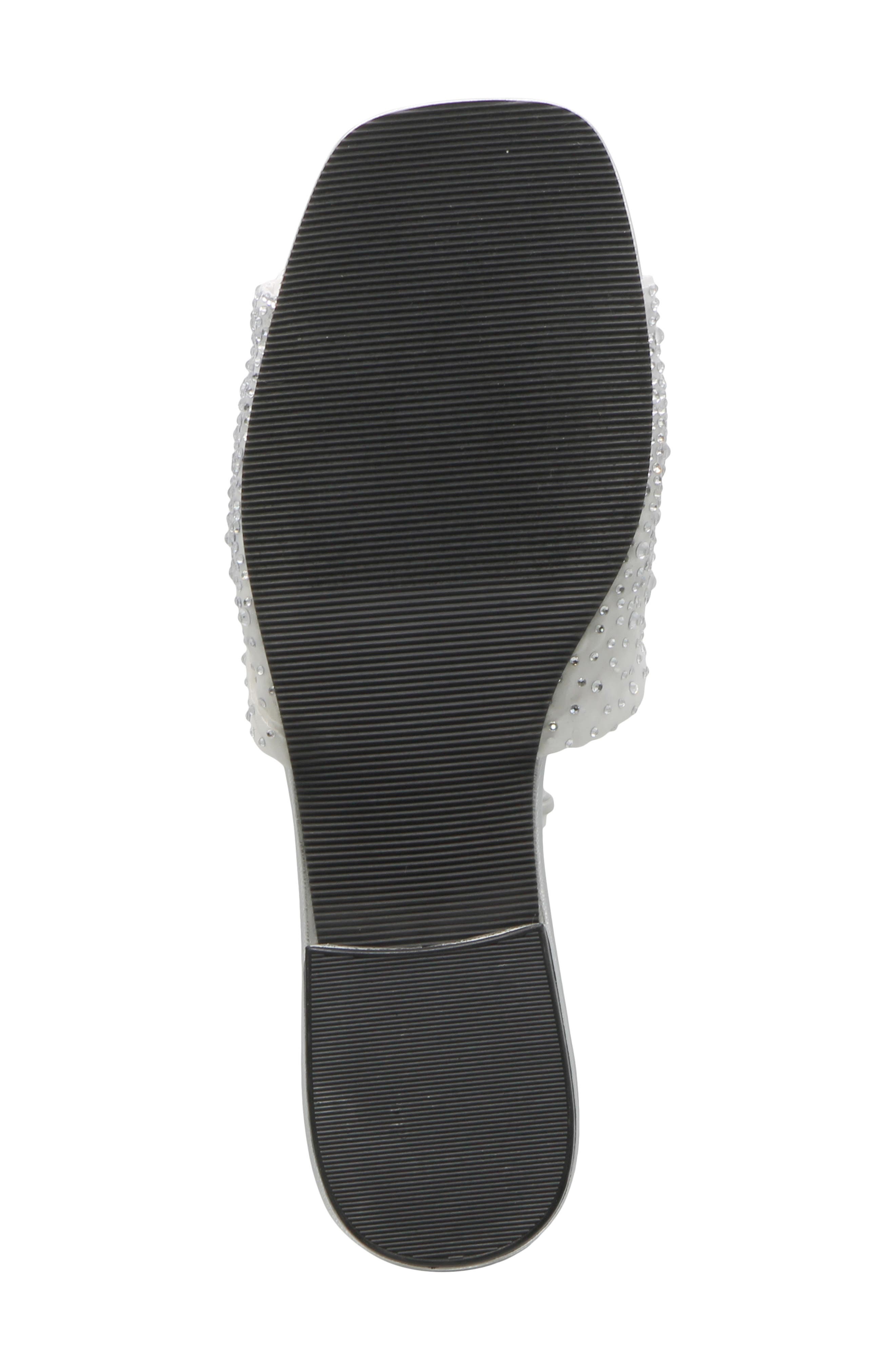 Adrienne Vittadini Primace Slide Sandal, Alternate, color, Silver