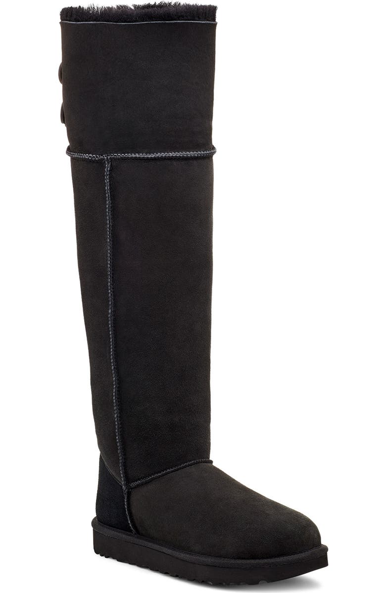 UGG<sup>®</sup> Bailey Button Cuff Over the Knee Boot, Main, color,