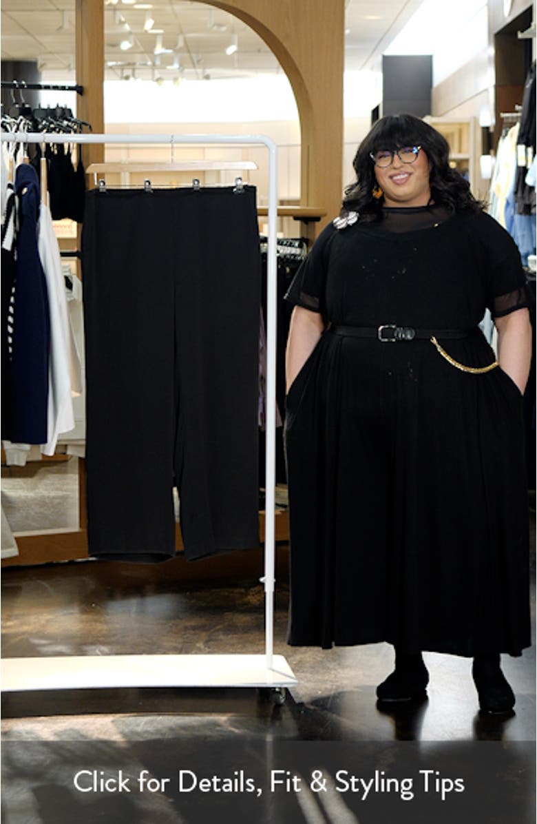 Wide Leg Pull-On Pants, sales video thumbnail