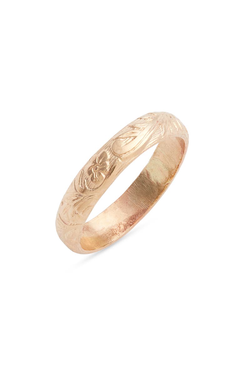 Slim Flora Ring, Main, color, GOLD FILL