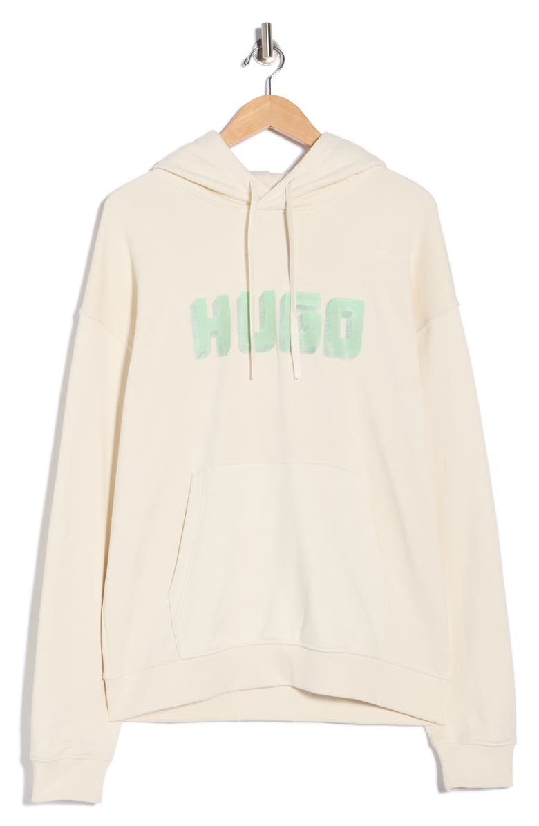 HUGO Diqerio Graphic Hoodie, Alternate, color, Open White