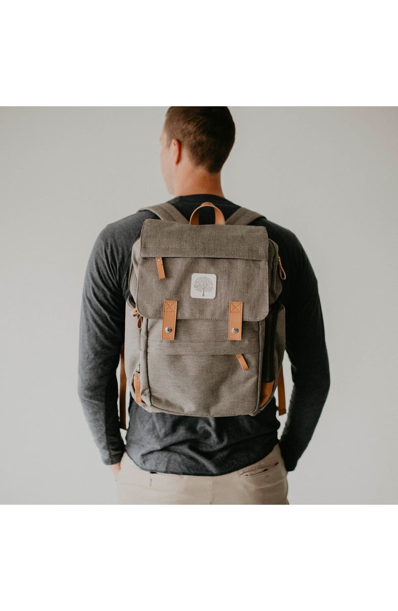 Parker Baby Co. Birch Bag Diaper Backpack, Alternate, color, Gray