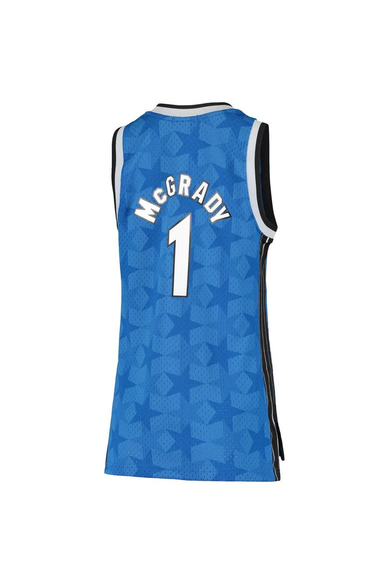 Women's Mitchell & Ness Tracy McGrady Blue Orlando Magic 2000/01 Hardwood Classics Swingman Jersey, Alternate, color, Blue