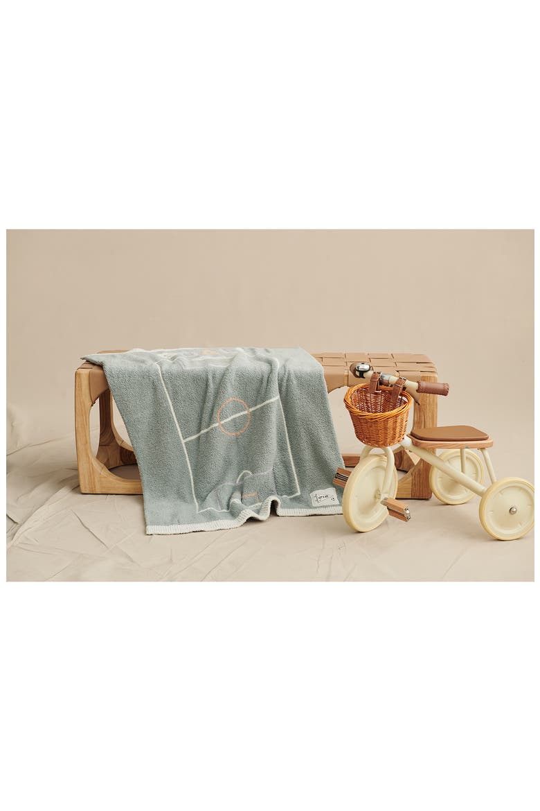 CozyChic® Goal Stroller Blanket, Alternate, color, SAGE GREEN MULTI
