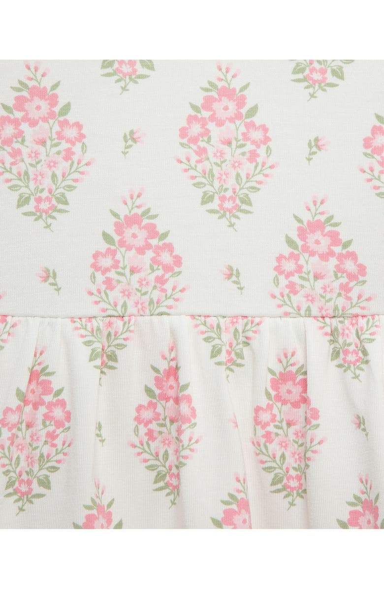 Little Me 2-Pack Long Sleeve Bodysuit Dress, Alternate, color, Pink