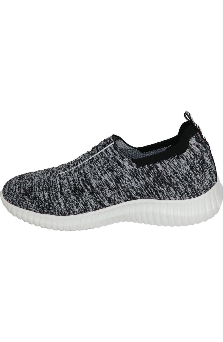 David Tate Melrose Stretch Knit Sneaker, Alternate, color, Black