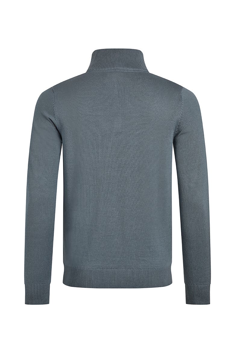 Baxter Fine Knit 1/4 Zip Jumper, Alternate, color, Blue Mirage