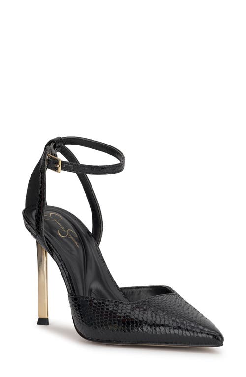 Jessica Simpson Kalynia Ankle Strap Pump In Black