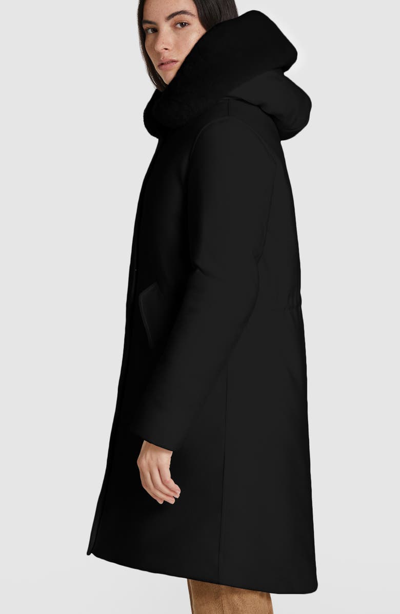 Woolrich Carnation Genuine Fox Fur Trim Down Wool Parka, Alternate, color,