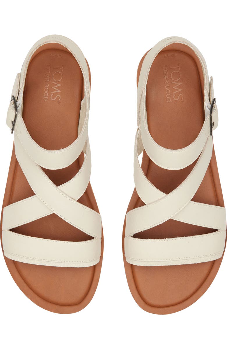 TOMS Sloane Ankle Strap Sandal, Alternate, color, Natural