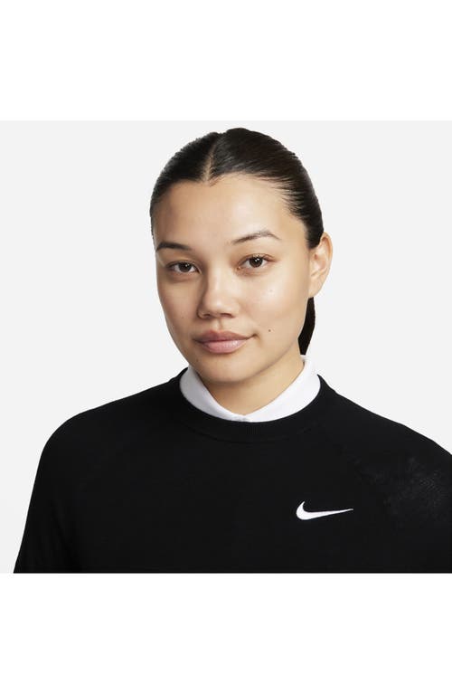 Nike Tour Sweater In Black/white