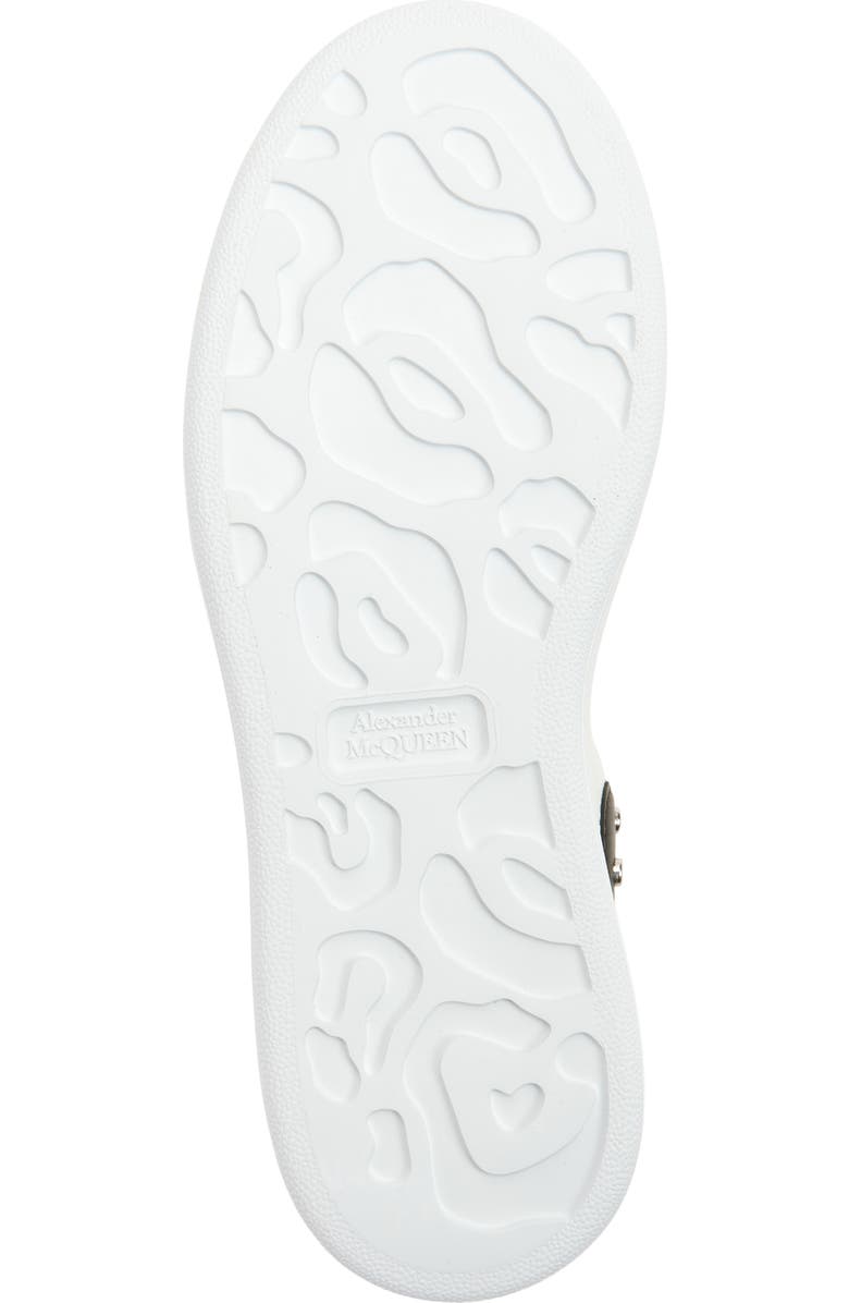 McQueen Grommet Ring Oversize Sneaker, Alternate, color, White