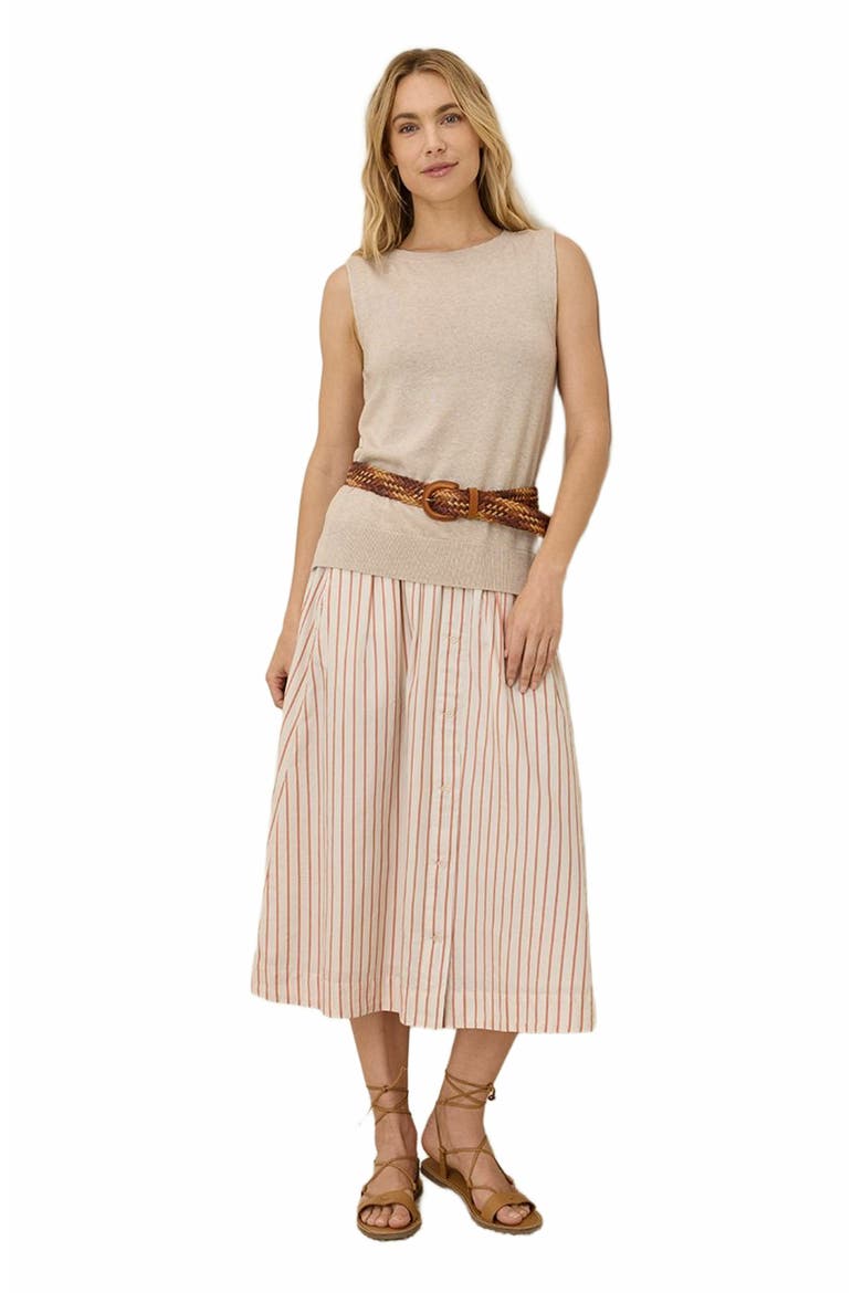 Organic Cotton Classic Fine Knit Shell, Alternate, color, Sandshell Heather