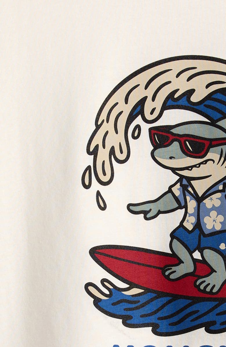 Moncler Kids' Cotton Graphic T-Shirt, Alternate, color, White