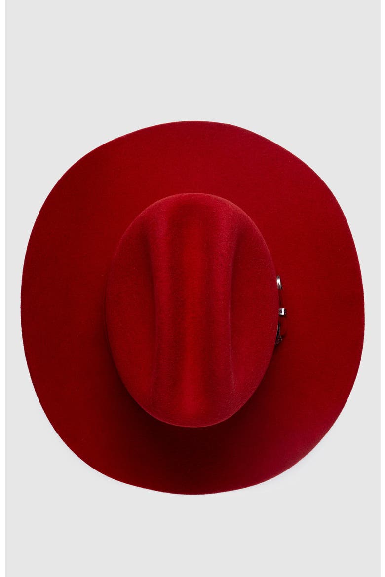 The Roamer Wool Western Cowboy Hat, Alternate, color, Dark Red