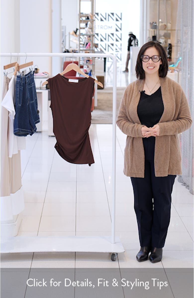 Romy Ruched Asymmetric Tank, sales video thumbnail