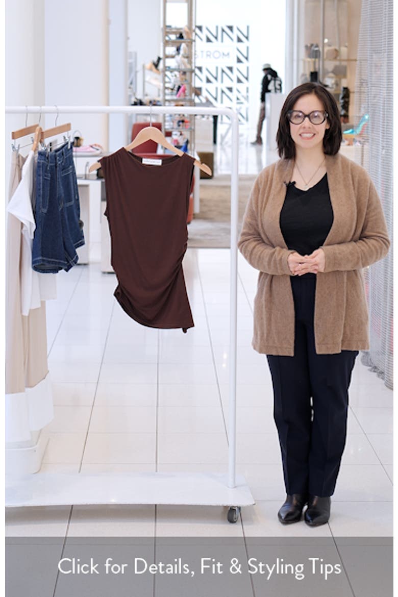 Romy Ruched Asymmetric Tank video