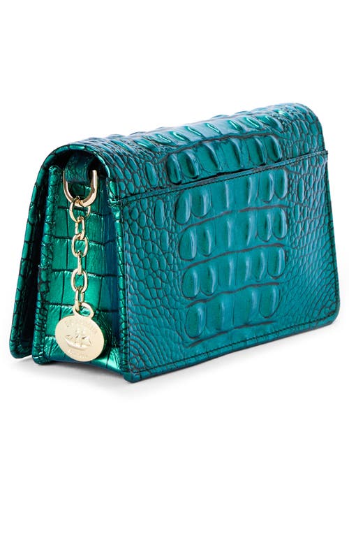 Brahmin Minuette Convertible Leather Crossbody Bag In Green