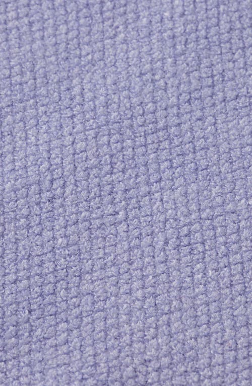 Scotch & Soda Kids' Mock Neck Chenille Sweater In Purple