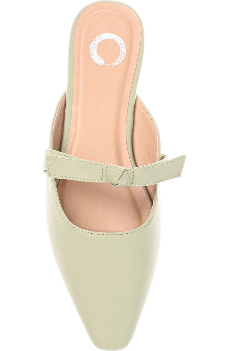 Journee Collection Missie Bow Mule, Alternate, color, Green
