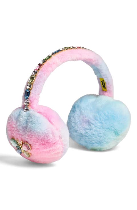 Rainbow Sprinkles Jeweled Earmuffs