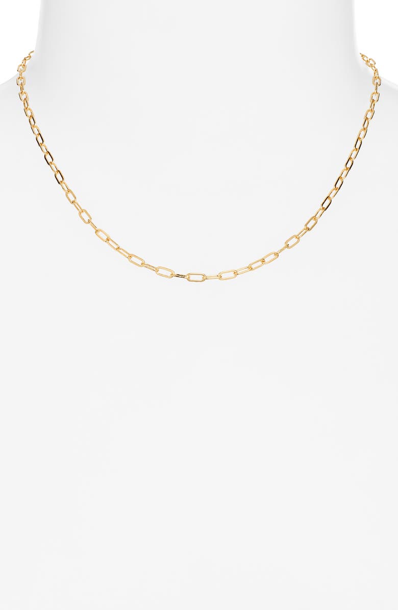 Nashelle Unity Chain Necklace, Alternate, color, Gold Fill