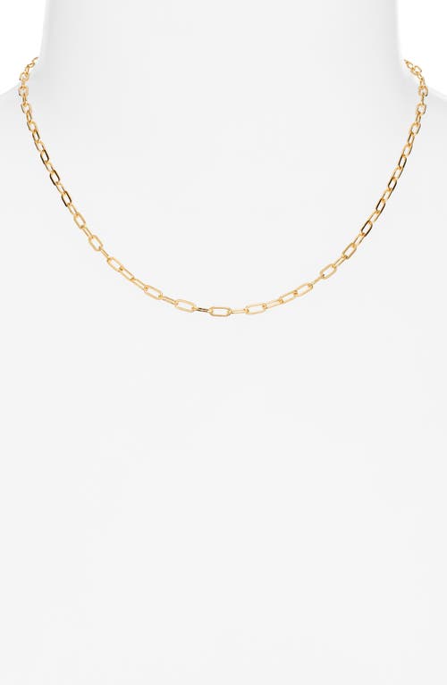Nashelle Unity Chain Necklace In Gold Fill