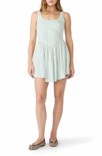 Tianna Pintuck Sleeveless Minidress