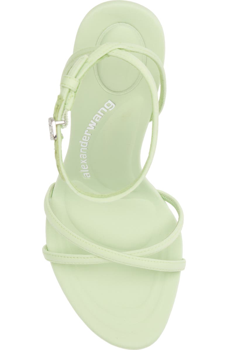 Alexander Wang Dahlia Rhinestone Logo Sandal, Alternate, color,