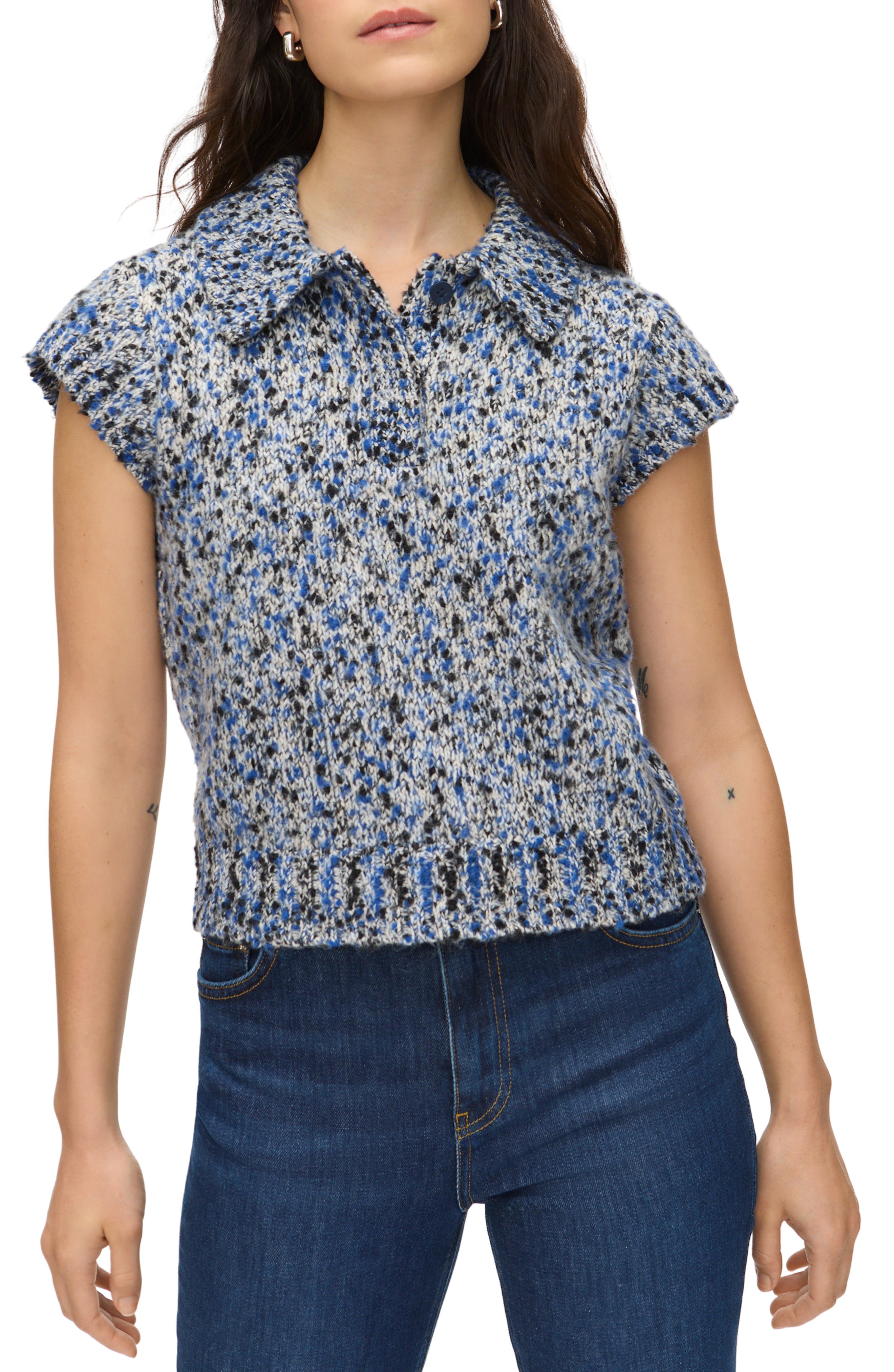 Aligne Lexi Multicolor Sweater In Blue