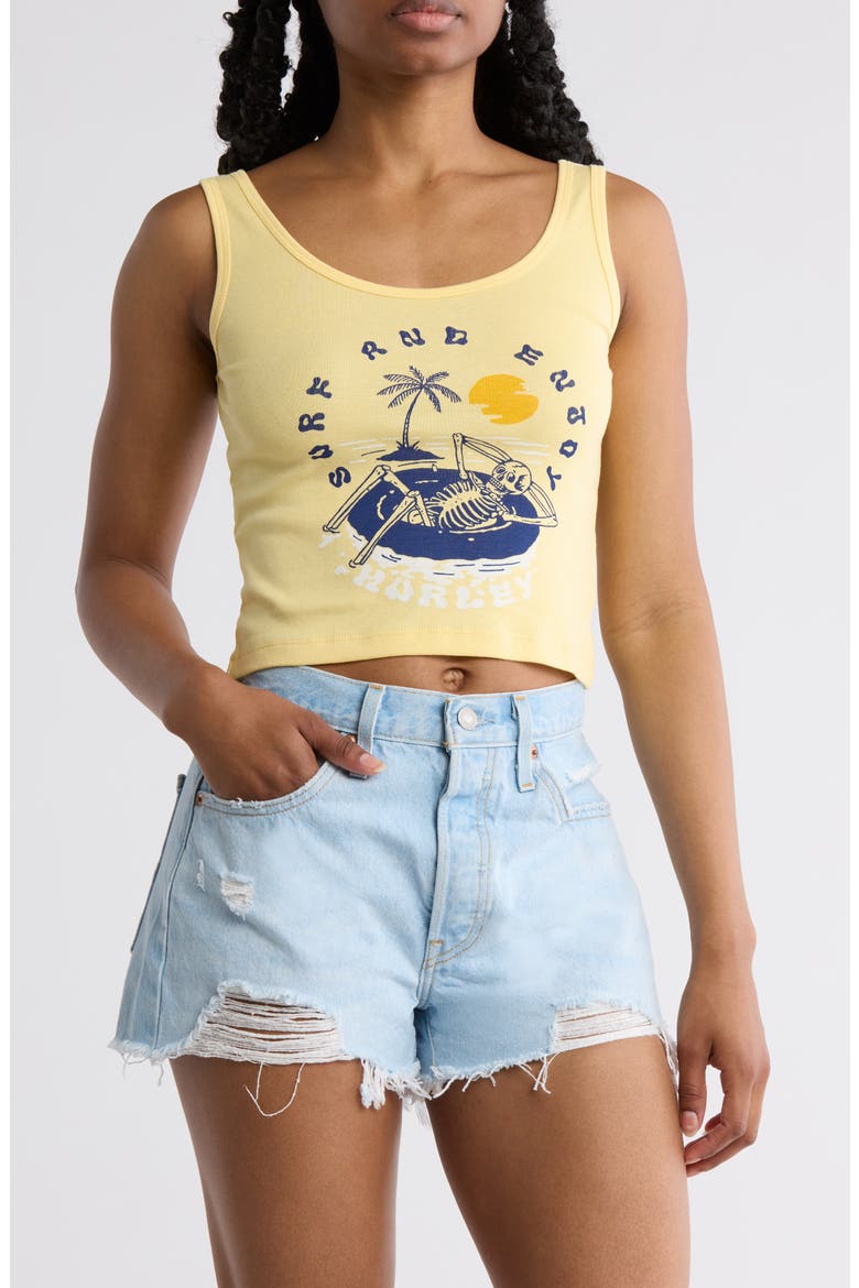 Floating Graphic Tank, Main, color, GOLDEN HAZE