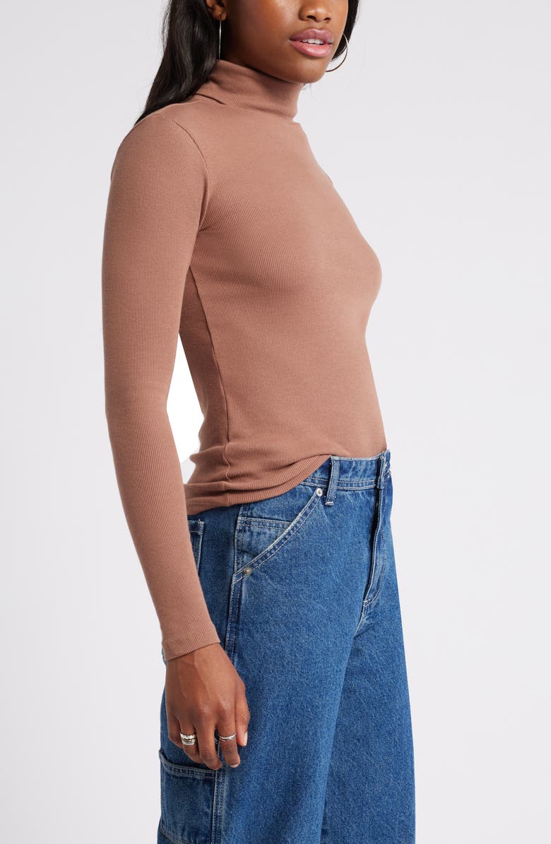 BP. Turtleneck Ribbed Top | Nordstrom