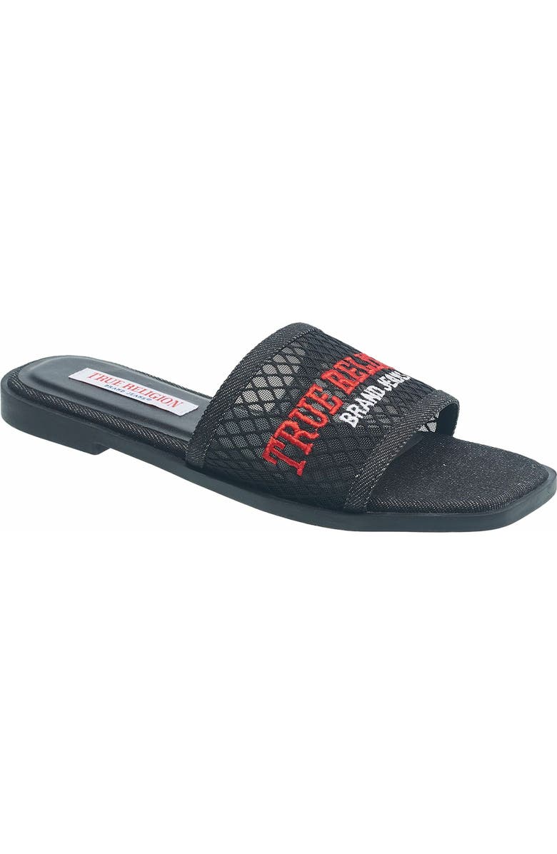True Religion Brat Mesh Slip on Sandal, Main, color,