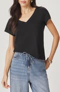 Splendid Lila Regen V-Neck Cotton T-Shirt