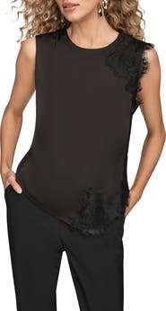 Donna Karan New York Lace Detail Tank