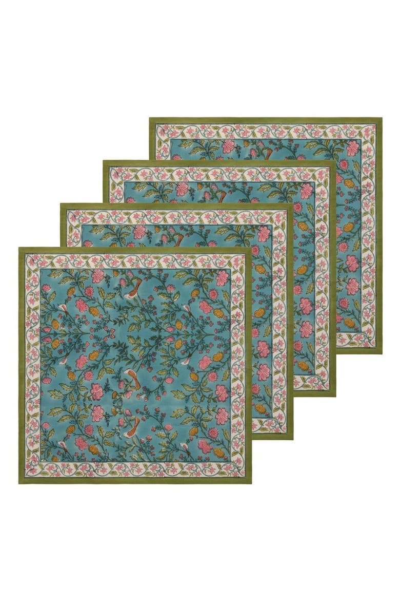 Giverny Napkins - Set of 4, Main, color, Multicolor 19" x 19"