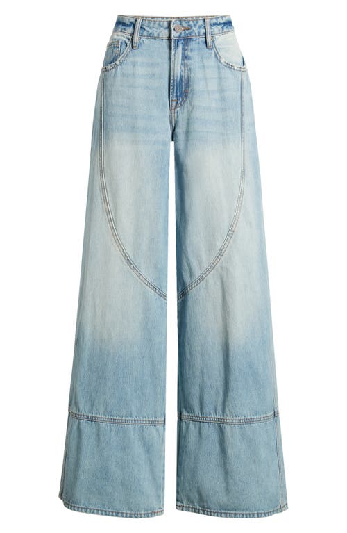 Hidden Jeans Seamed Super Wide Leg Jeans