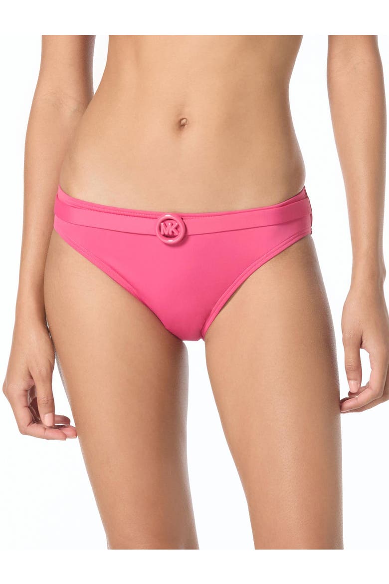 Bubble Logo Ring Bikini Swim Bottom, Main, color, Bloom