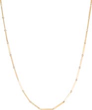 LANA Laser Rectangular Chain Necklace