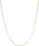 LANA Laser Rectangular Chain Necklace