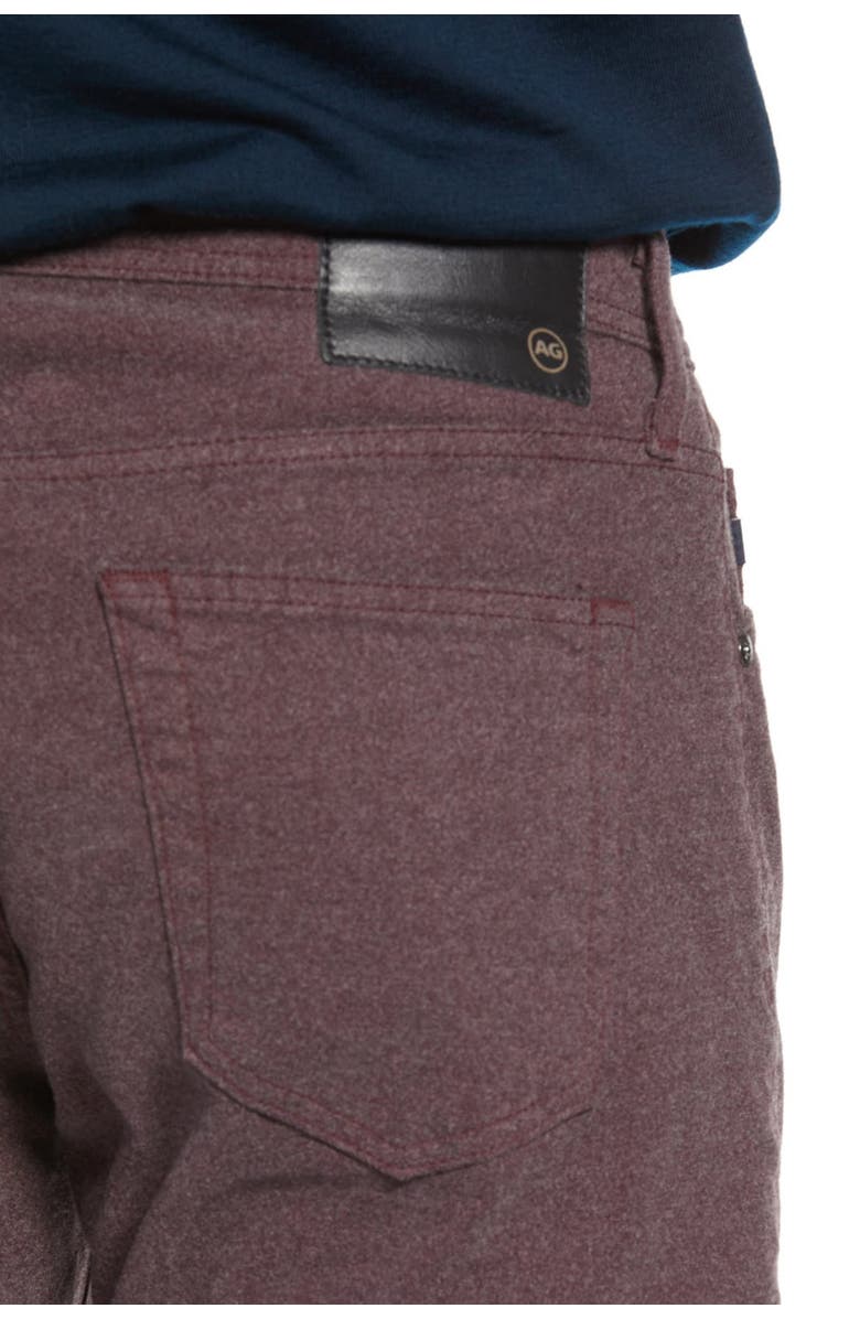 AG Tellis Slim Fit Five-Pocket Pants, Alternate, color, Rich Carmine