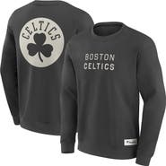 FANATICS Men's Fanatics Gray Boston Celtics Elements Future Ground Lettering Pullover Sweatshirt