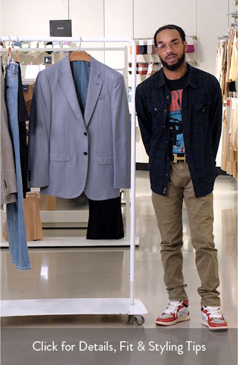 Textured Viscose & Silk Sport Coat, sales video thumbnail