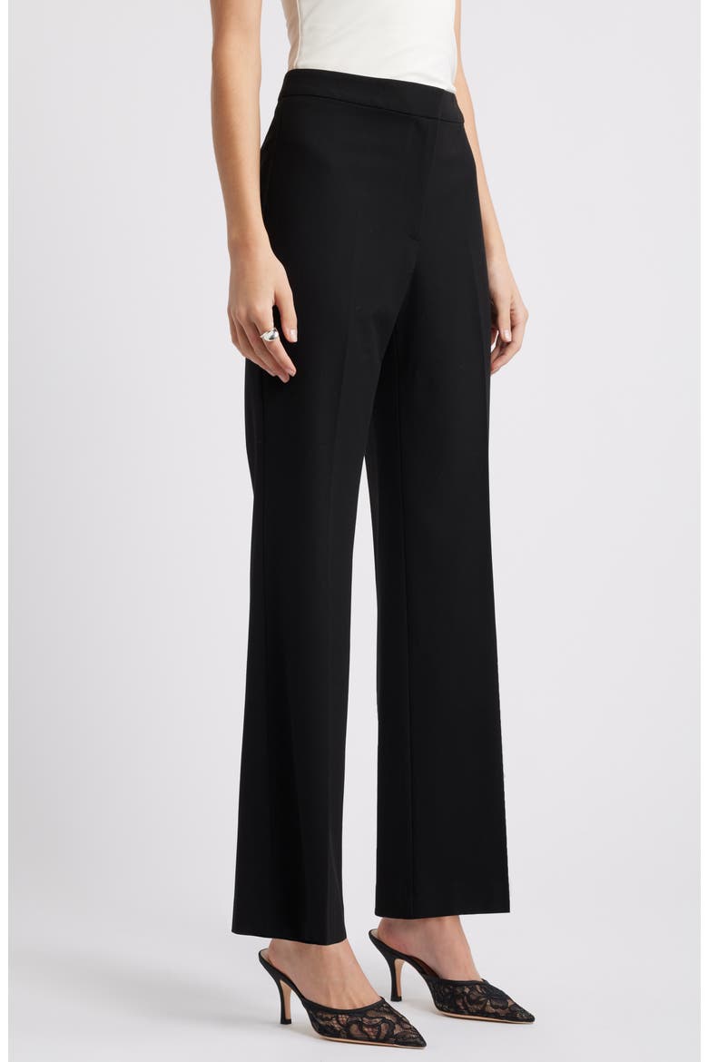 Flared Pants, Alternate, color, BLACK